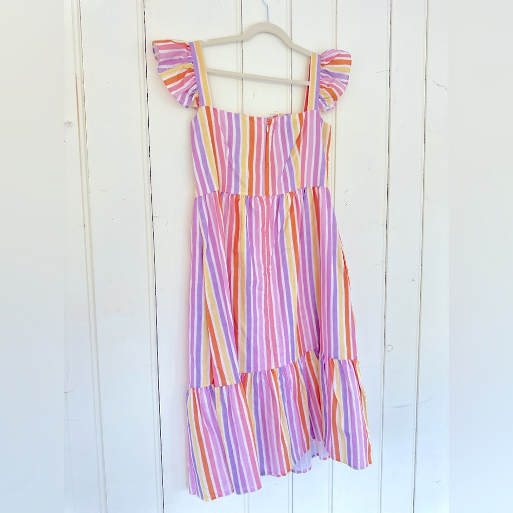 Candy striped midi dress! - Picture 2 of 4